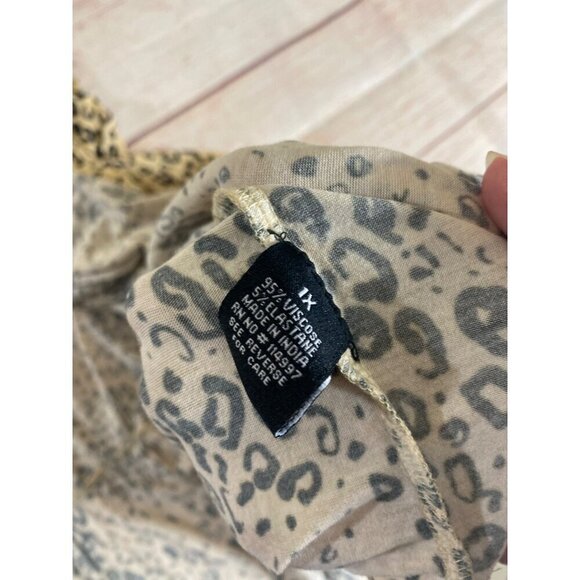 Tolani Collection Women's Long Sleeve Printed Collard Maxi Dress - 1XL - Picture 13 of 16